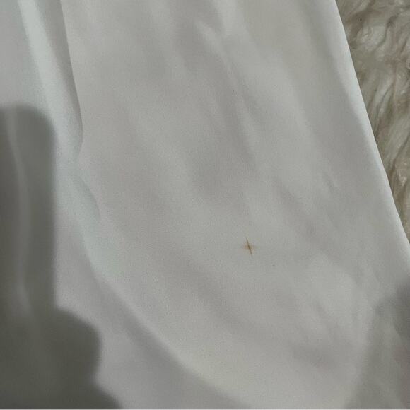 NEW Charming Charlie Longline Flutter Ruffle Cold Shoulder Poet Tunic Top S NWT - Picture 14 of 16